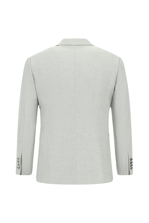 Açık Gri 7 Drop Super Slim Fit Eksra Dar Kesim Takım Elbise