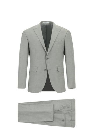  Orta Gri 7 Drop Super Slim Fit Eksra Dar Kesim Klasik Takım Elbise