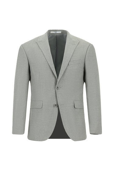 Orta Gri Super Slim Fit Ekstra Dar Kesim Klasik Takım Elbise