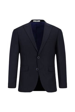  Koyu Lacivert Super Slim Fit Ekstra Dar Kesim Klasik Takım Elbise