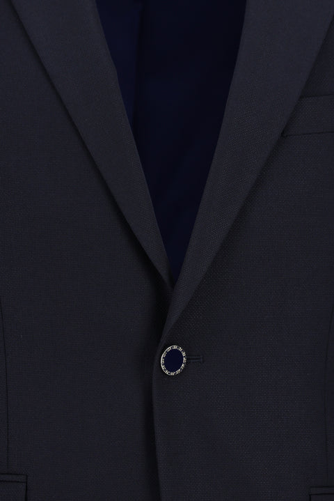 Koyu Lacivert 7 Drop Super Slim Fit Eksra Dar Kesim Takım Elbise