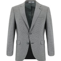 Orta Gri Slim Fit Dar Kesim Klasik Desenli Takım Elbise