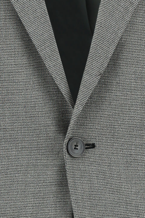 Orta Gri 7 Drop Slim Fit Dar Kesim Desenli Takım Elbise