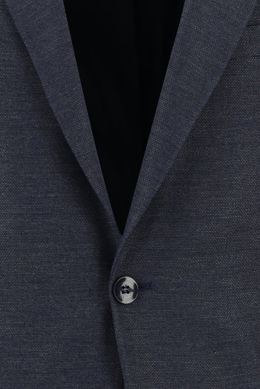  Orta Lacivert Slim Fit Dar Kesim Klasik Desenli Takım Elbise