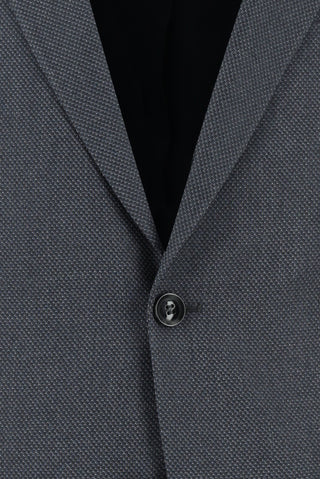  Koyu Füme Slim Fit Dar Kesim Klasik Desenli Takım Elbise