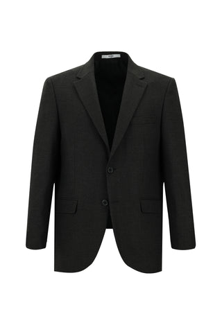  Koyu Antrasit 4 Drop Relaxed Fit Rahat Kesim Desenli Takım Elbise