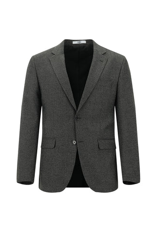  Koyu Füme 7 Drop Slim Fit Dar Kesim Desenli Takım Elbise