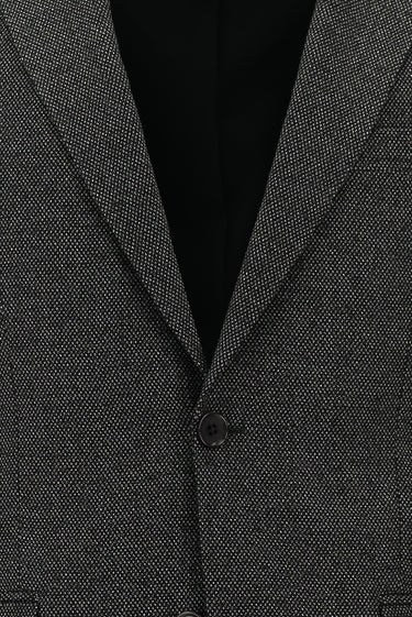  Koyu Füme Slim Fit Dar Kesim Klasik Desenli Takım Elbise