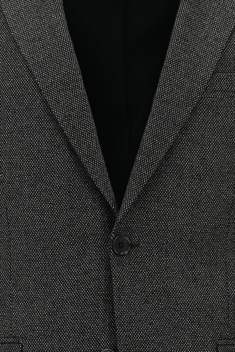 Koyu Füme 7 Drop Slim Fit Dar Kesim Desenli Takım Elbise