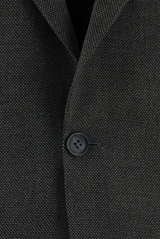  Koyu Füme 4 Drop Relaxed Fit Rahat Kesim Desenli Takım Elbise