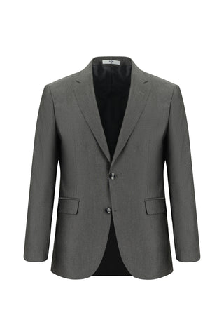  Koyu Antrasit Slim Fit Dar Kesim Klasik Desenli Takım Elbise