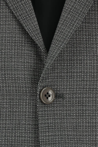  Orta Füme Regular Fit Klasik Desenli Takım Elbise