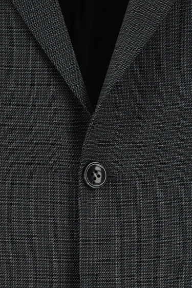  Koyu Füme Slim Fit Dar Kesim Klasik Desenli Takım Elbise