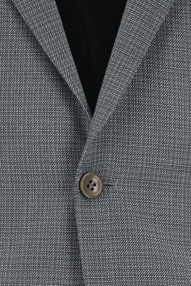  Koyu İndigo Slim Fit Dar Kesim Klasik Desenli Takım Elbise