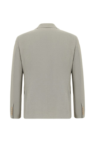  Taş Regular Fit Klasik Desenli Takım Elbise