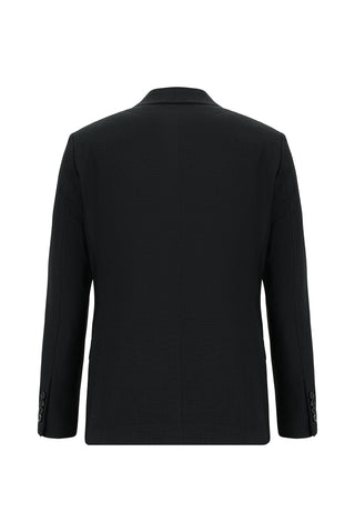  Koyu Antrasit 7 Drop Slim Fit Dar Kesim Desenli Takım Elbise