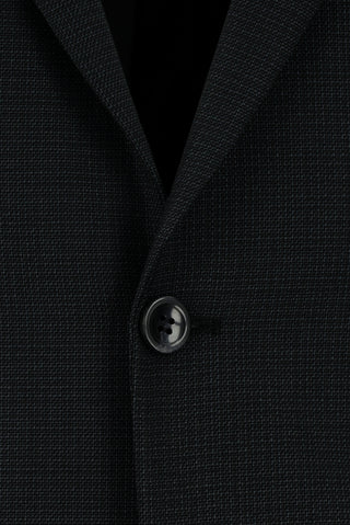  Koyu Antrasit 7 Drop Slim Fit Dar Kesim Desenli Takım Elbise