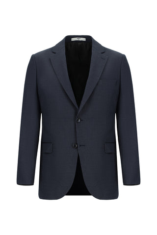  Orta Antrasit 7 Drop Slim Fit Dar Kesim Desenli Takım Elbise