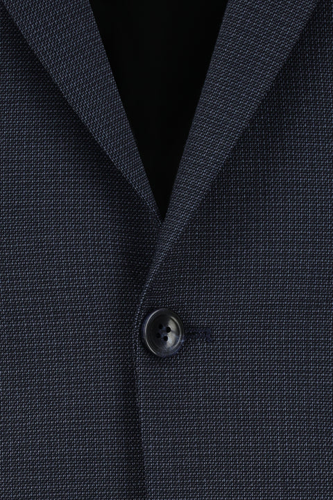 Orta Antrasit 7 Drop Slim Fit Dar Kesim Desenli Takım Elbise