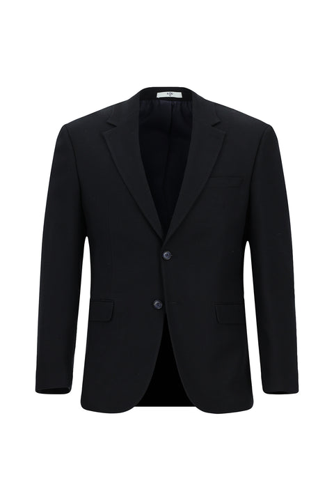 Dark Navy 6 Drop Regular Fit Standard Cut Patterned Suit