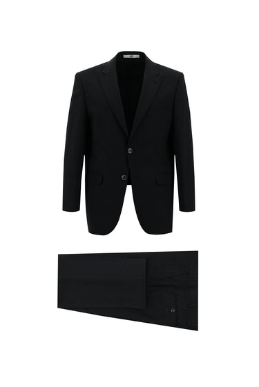 Marengo Relaxed Fit Rahat Kesim Yünlü Klasik Desenli Takım Elbise