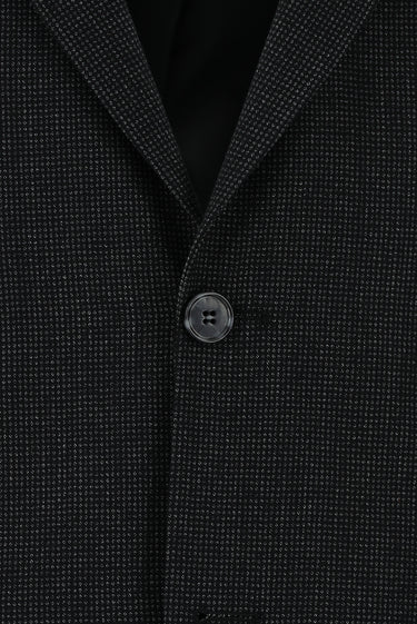  Koyu Füme Super Slim Fit Ekstra Dar Kesim Klasik Desenli Takım Elbise