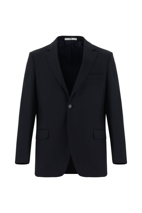 Siyah Lacivert 7 Drop Super Slim Fit Eksra Dar Kesim Desenli Takım Elbise