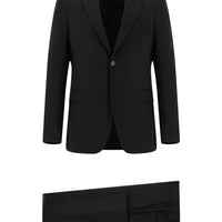 Koyu Kahve 7 Drop Super Slim Fit Eksra Dar Kesim Desenli Takım Elbise