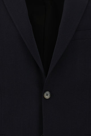  Acı Kahve 7 Drop Super Slim Fit Eksra Dar Kesim Desenli Takım Elbise