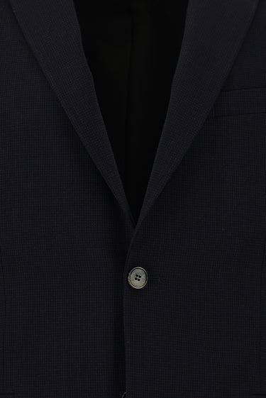 Acı Kahve Slim Fit Dar Kesim Klasik Desenli Takım Elbise