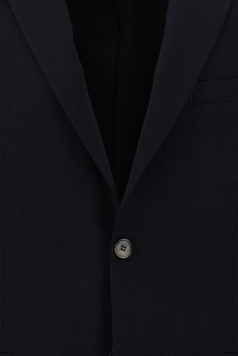 Dark Brown 7 Drop Slim Fit Patterned Suit