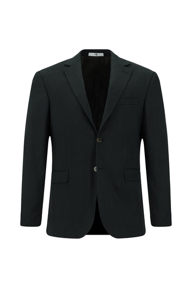 Koyu Yeşil Relaxed Fit Rahat Kesim Klasik Desenli Takım Elbise