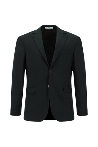  Koyu Yeşil 7 Drop Super Slim Fit Eksra Dar Kesim Desenli Takım Elbise