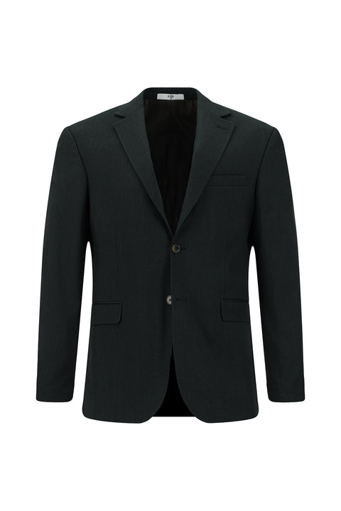 Dark Green 7 Drop Super Slim Fit Extra Narrow Cut Patterned Suit