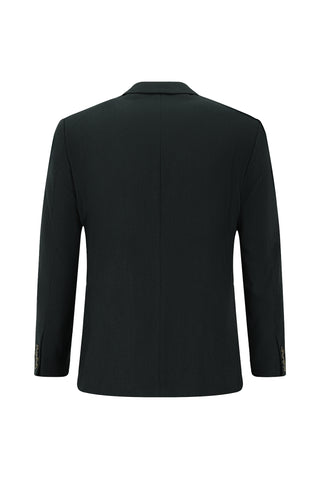  Koyu Yeşil 7 Drop Super Slim Fit Eksra Dar Kesim Desenli Takım Elbise