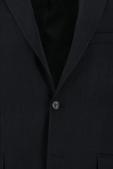Orta Antrasit Slim Fit Dar Kesim Klasik Desenli Takım Elbise