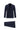 Koyu Lacivert Super Slim Fit Ekstra Dar Kesim Çizgili Kruvaze Takım Elbise