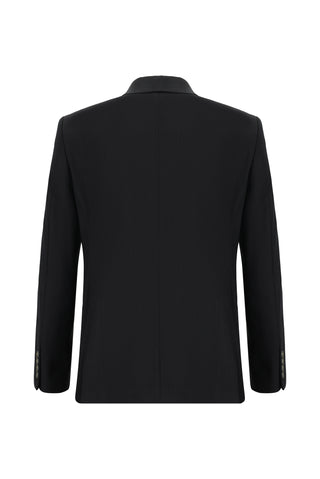  Acı Kahve 7 Drop Slim Fit Dar Kesim Çizgili Kruvaze Takım Elbise