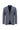 Açık Lacivert Slim Fit Dar Kesim Çizgili Beli Lastikli İpli Takım Elbise