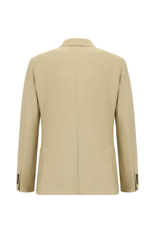  Safari Regular Fit Çizgili Beli Lastikli İpli Takım Elbise