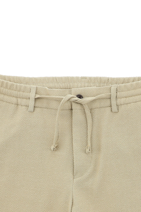 Safari 6 Drop Regular Fit Standart Kesim Çizgili Beli Lastikli İpli Takım Elbise