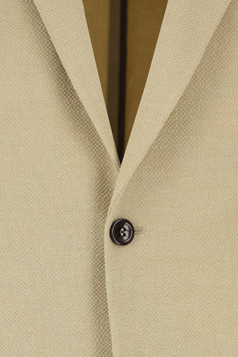 Safari 7 Drop Slim Fit Dar Kesim Çizgili Beli Lastikli İpli Takım Elbise