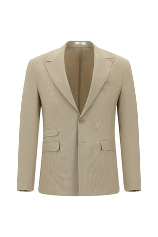  Orta Vizon Super Slim Fit Ekstra Dar Kesim Çizgili Takım Elbise