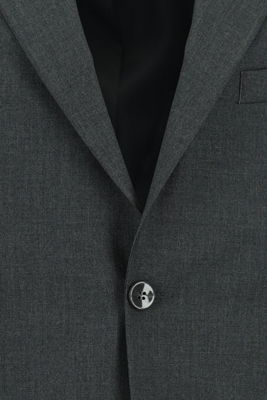  Koyu Füme Regular Fit Çizgili Klasik Pileli Takım Elbise