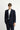  Koyu Lacivert Slim Fit Dar Kesim Çizgili Kruvaze Takım Elbise