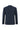  Koyu Lacivert Slim Fit Dar Kesim Yünlü Çizgili Beli Lastikli İpli Kruvaze Takım Elbise