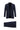 Koyu Lacivert Super Slim Fit Ekstra Dar Kesim Yünlü Klasik Çizgili Takım Elbise