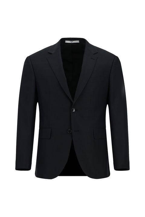 Siyah 7 Drop Slim Fit Dar Kesim Kareli Takım Elbise