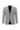 Orta Lacivert Slim Fit Dar Kesim Kareli Kombinli Takım Elbise