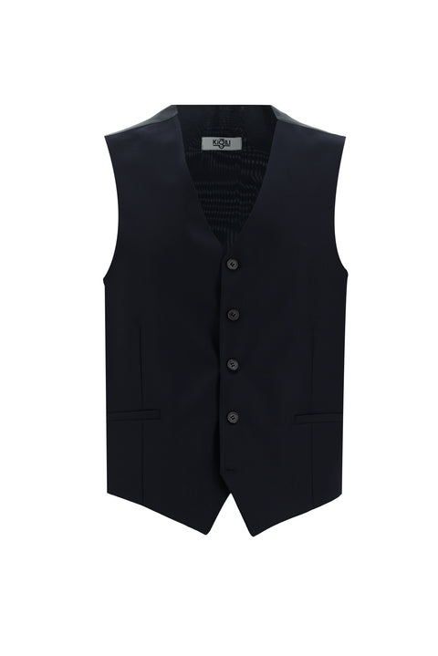 Koyu Kahve 7 Drop Slim Fit Dar Kesim Kombinli Yelekli Takım Elbise